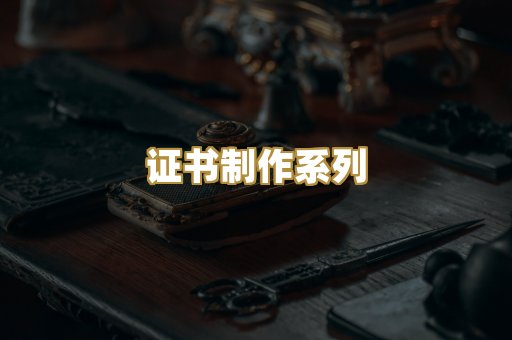 证书制作系列